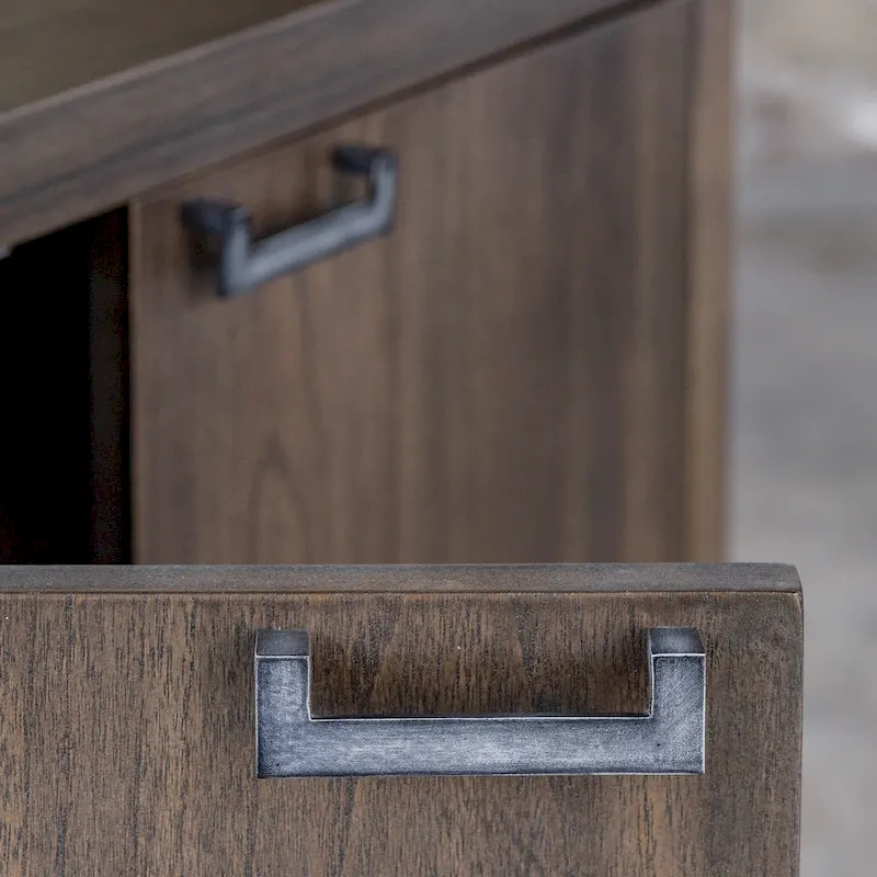 Uttermost Nadie Light Walnut Console Cabinet