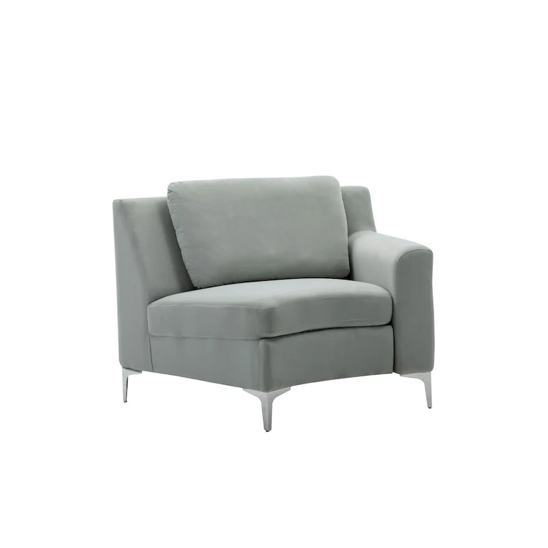 136 Velvet Semicircle couch Modular Curve Sectional Sofa