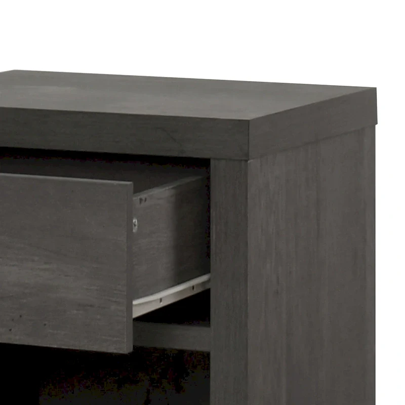 Nystrom Faux Wood Single Drawer Nightstand by Christopher Knight Home