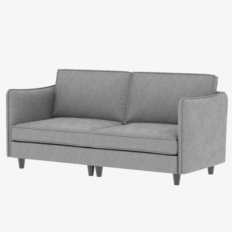 Christopher Knight Home - Hadley 74.27 Loveseat Sofa with Mid-Century Modern Design