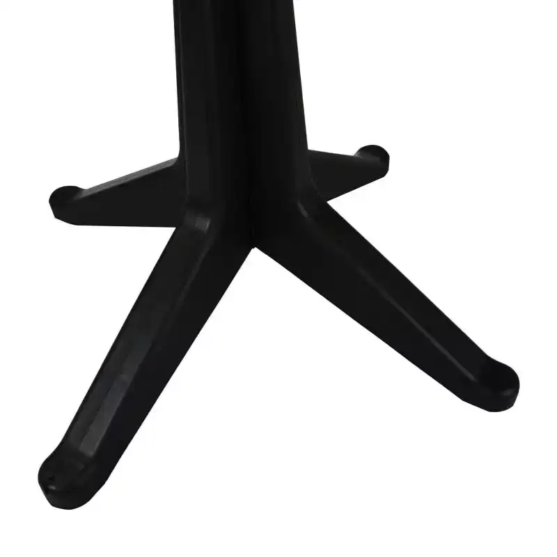 vidaXL Bistro Set Set of 2 Anthracite Plastic with rattan look Standard