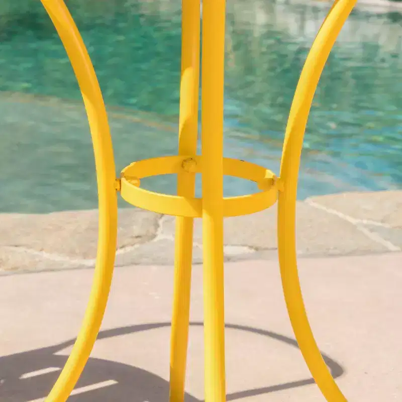 Colmar 3pc Cast Iron Patio Bistro Set - Christopher Knight Home