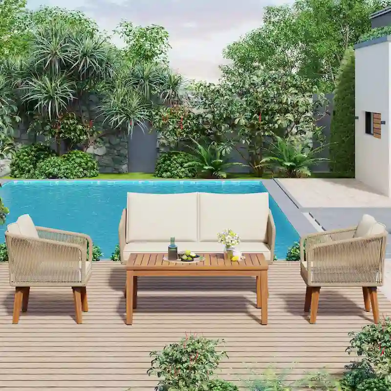 ZZ 4-Piece Patio Conversation Set