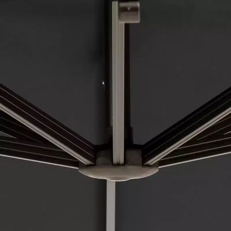 Crestlive Products 9x11FT Cantilever Patio Offset Umbrella 1-Tier Top No Base