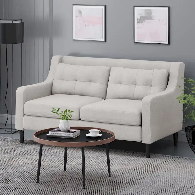 Galene Contemporary Fabric Loveseat by Christopher Knight Home - 58.00  W x 33.50  L x 34.50  H