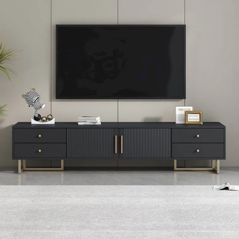 Black/White TV Stand for 65
