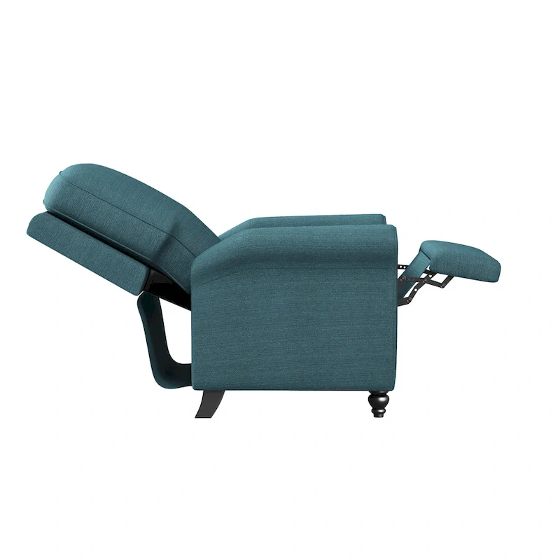 Caribbean Blue Push-back Recliner Chair