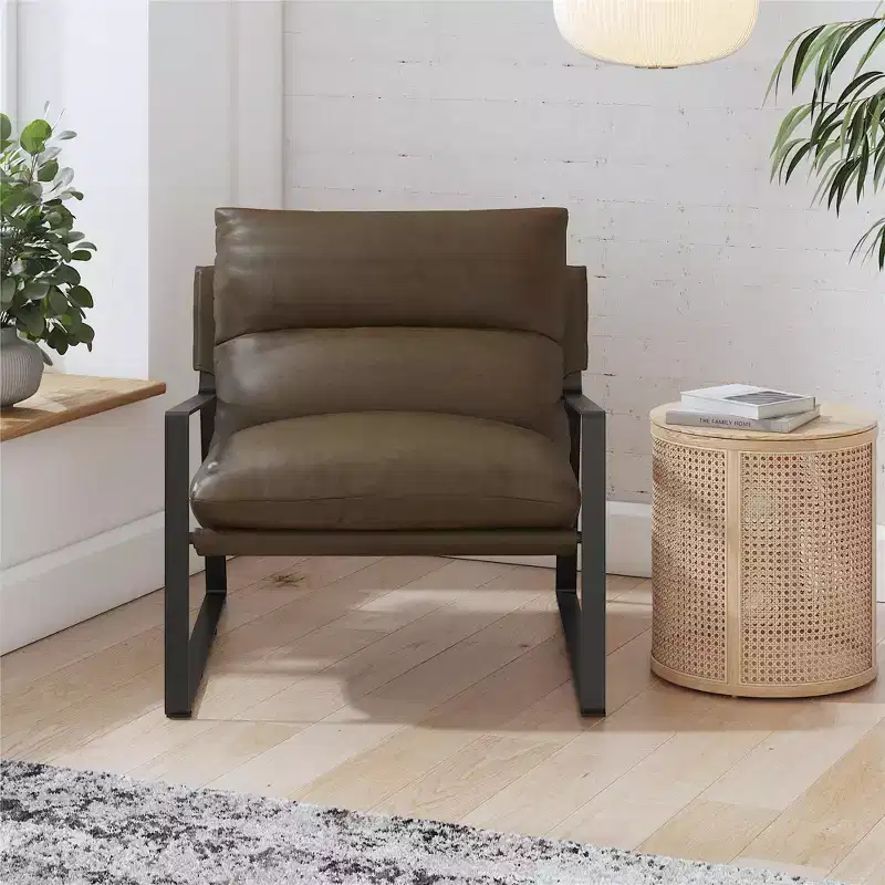 DHP Gatsby Upholstered Sling Accent Chair