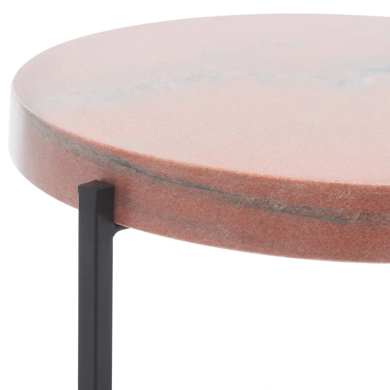 SAFAVIEH Azula Stone Top Accent Table