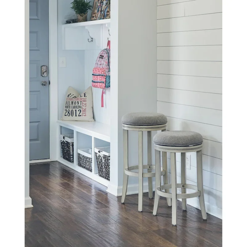 NewRidge Home Victoria 26 Counter Height 360-Degree Swivel Bar Stool