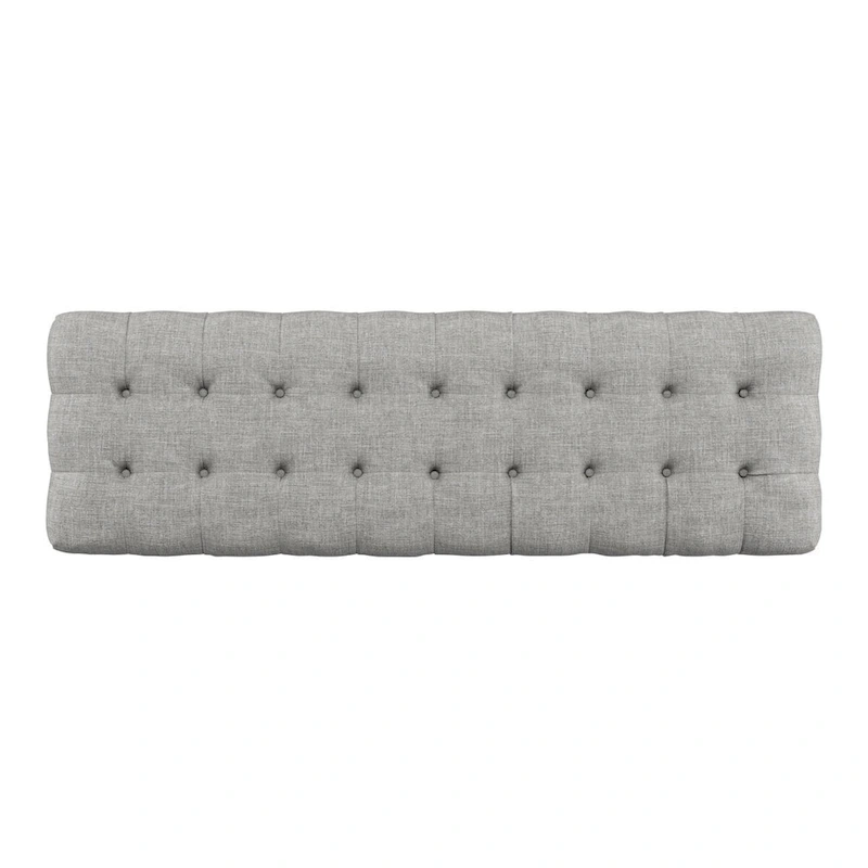 Knightsbridge Linen Fabric Tufted Bench by iNSPIRE Q Artisan
