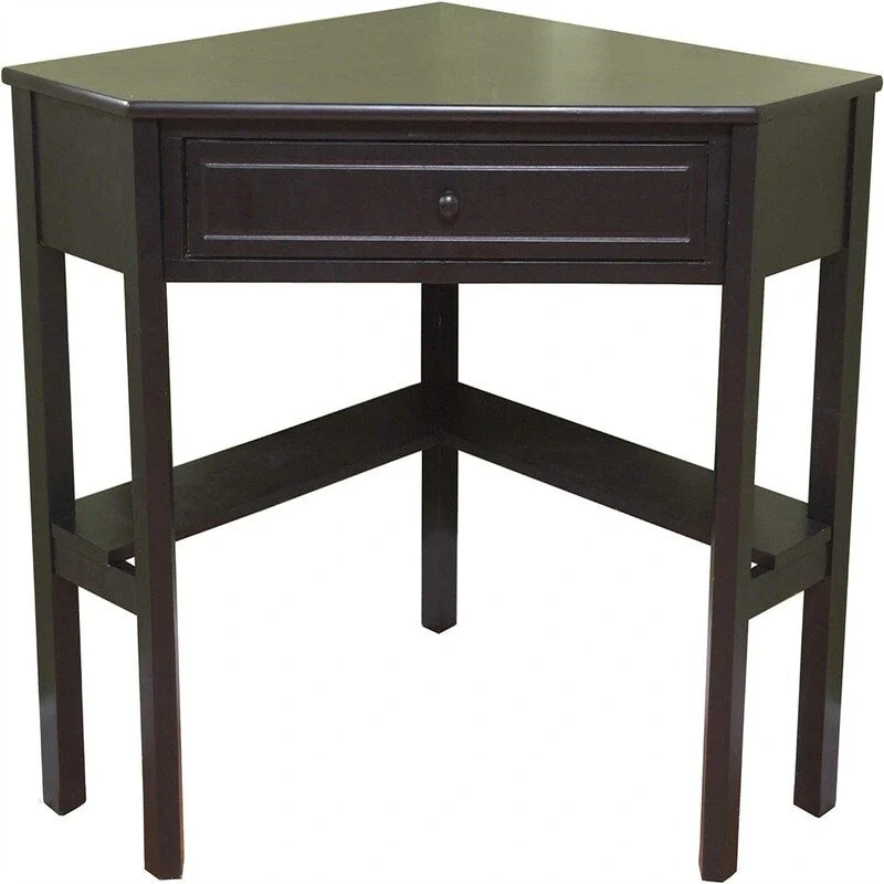 Marketing Systems Wood Corner Desk