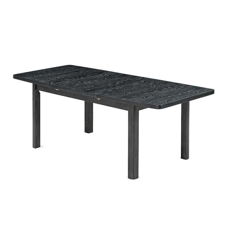 Brown Extendable Dining Table with 8 Upholstered Chairs