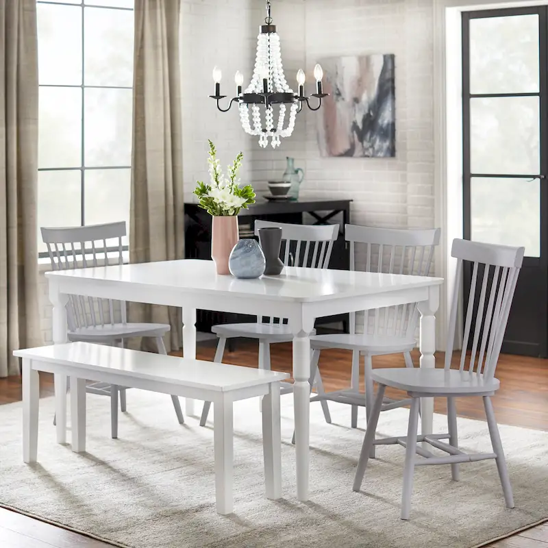 Simple Living Parma Dining Set with Dining Bench