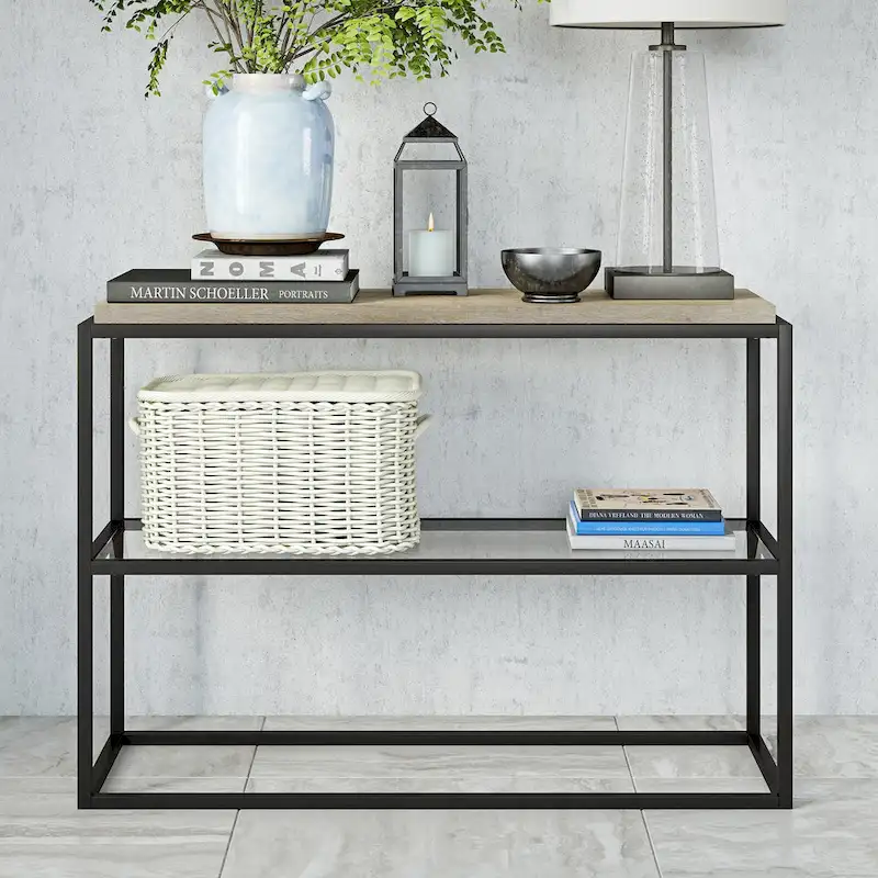 Blackened Bronze Console Table