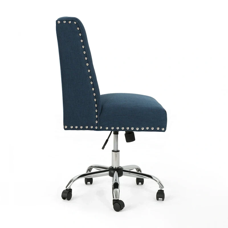 Swivel Office Chair with Chrome Base