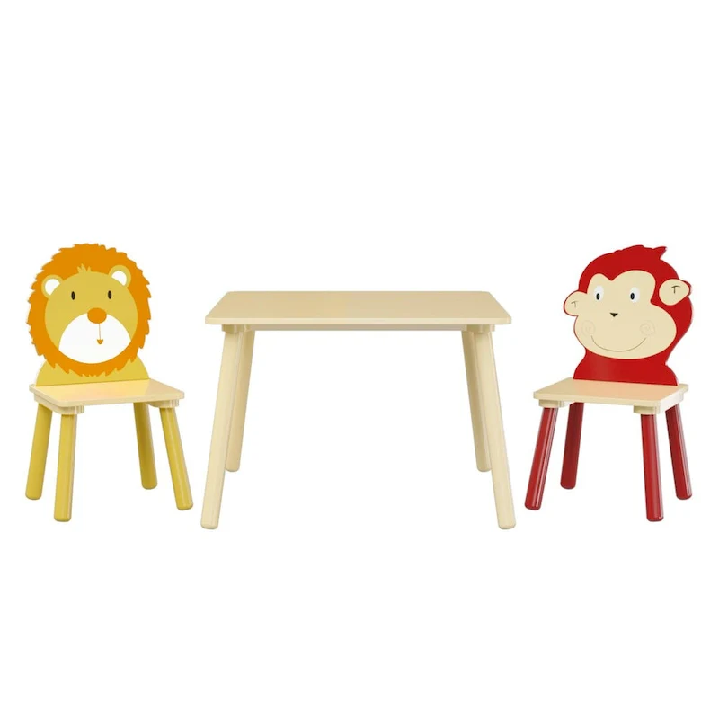 3 Pieces Toddler Table and Chair Set