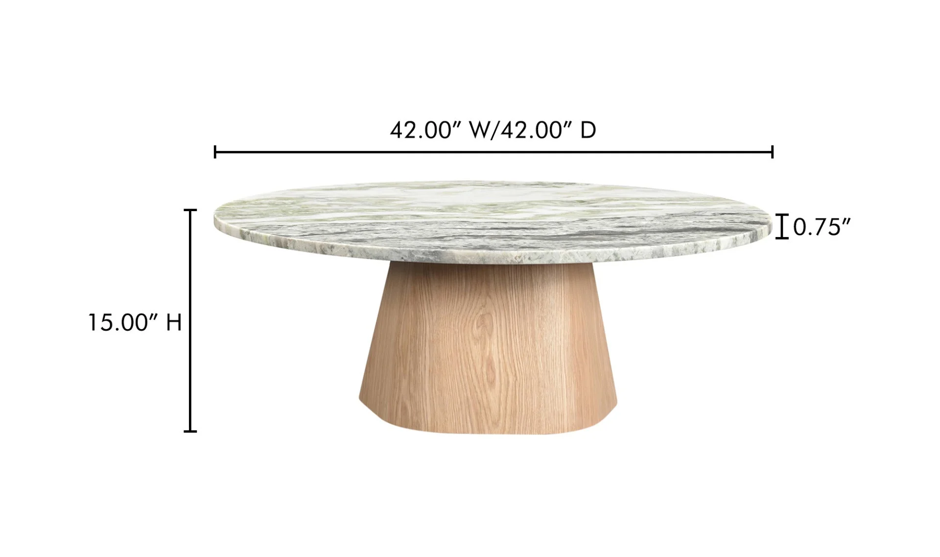 Evelyn Coffee Table Green Onyx Marble