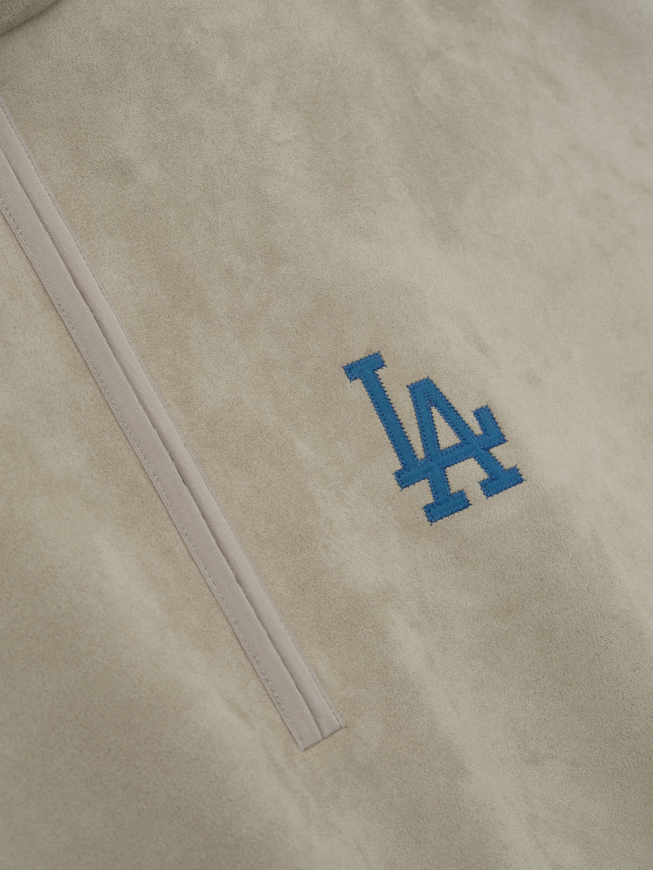 Dodgers Suede Fleece Modern Half Zip