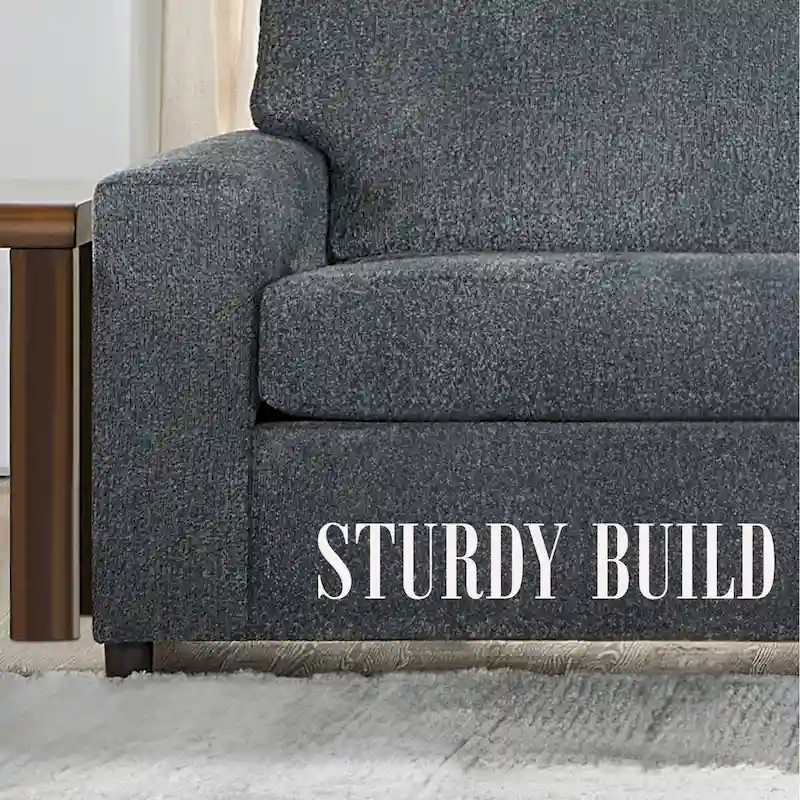 New Classic Furniture Leo Cushion Back Sofa, Made in USA