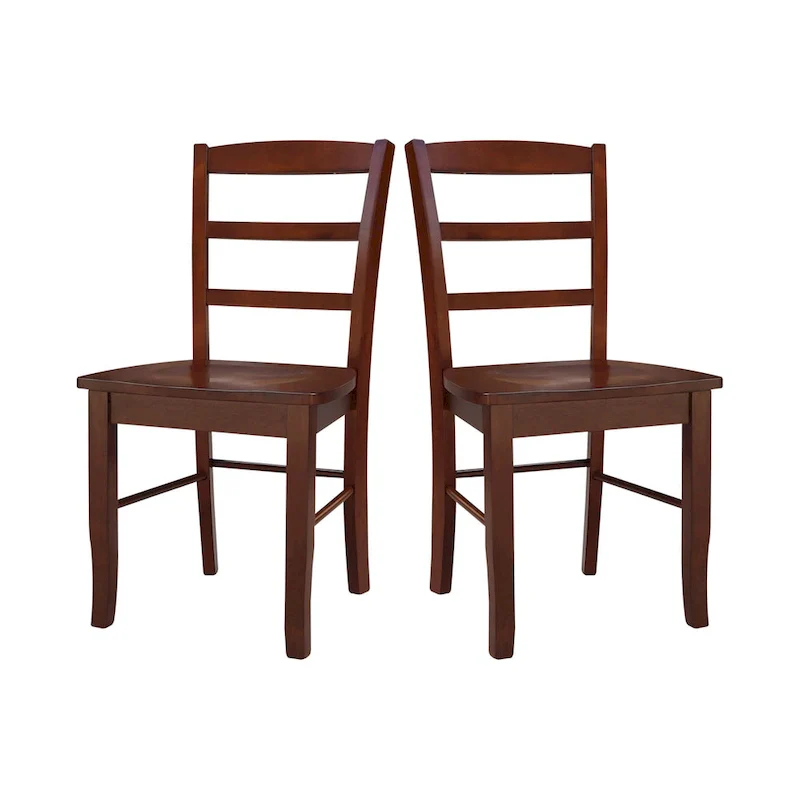 Solid Wood Ladderback Dining Chairs