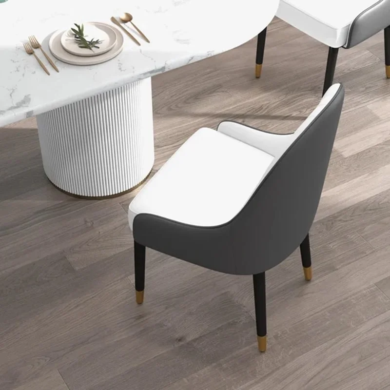 set of 2 Modern PU Leather Dining Chairs