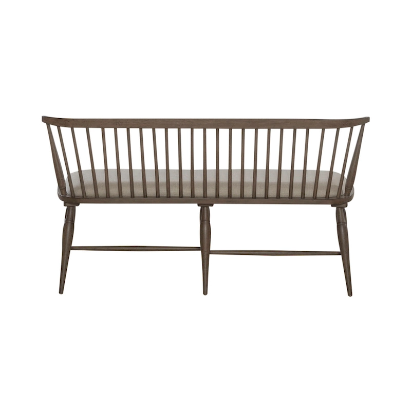 Americana Farmhouse Dusty Taupe 6 Piece Rectangular Table Set