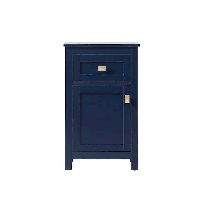 Indigo Home 18 Inch Bathroom Storage Freedstanding Cabinet