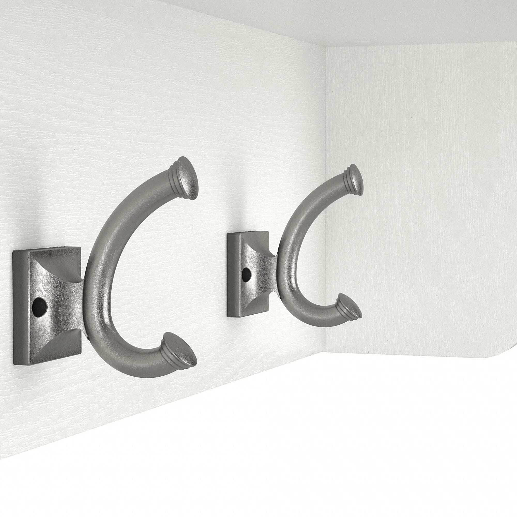 Woodland 40W Wall Mounted Coat Rack with Shelf by Bush Furniture