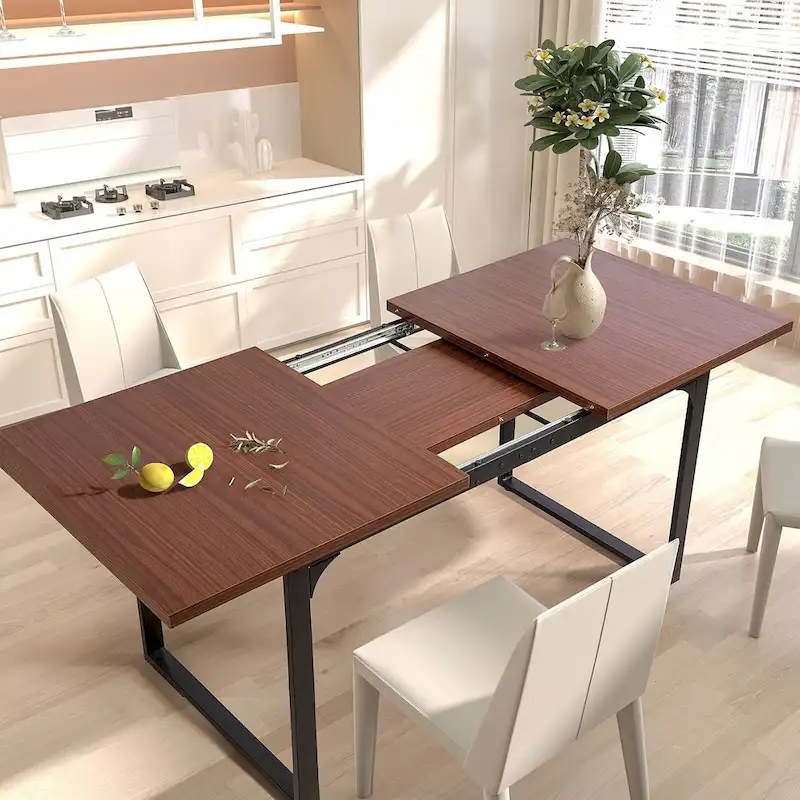 AVAWING Wood Dining Table
