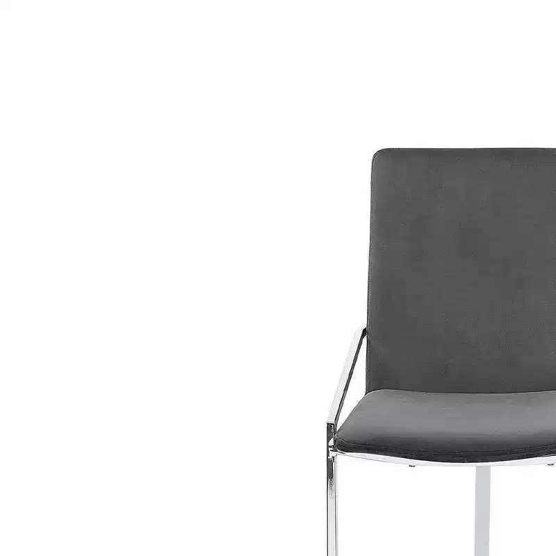 20" Zlatan Accent Chair: Chrome Metal Frame & Luxurious Velvet - Acme Furniture