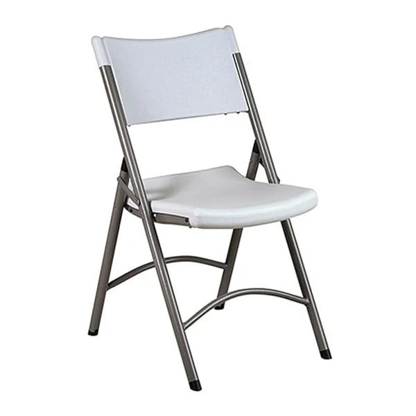 Office Star Lightweight Folding Plastic Chair (Set of 4)