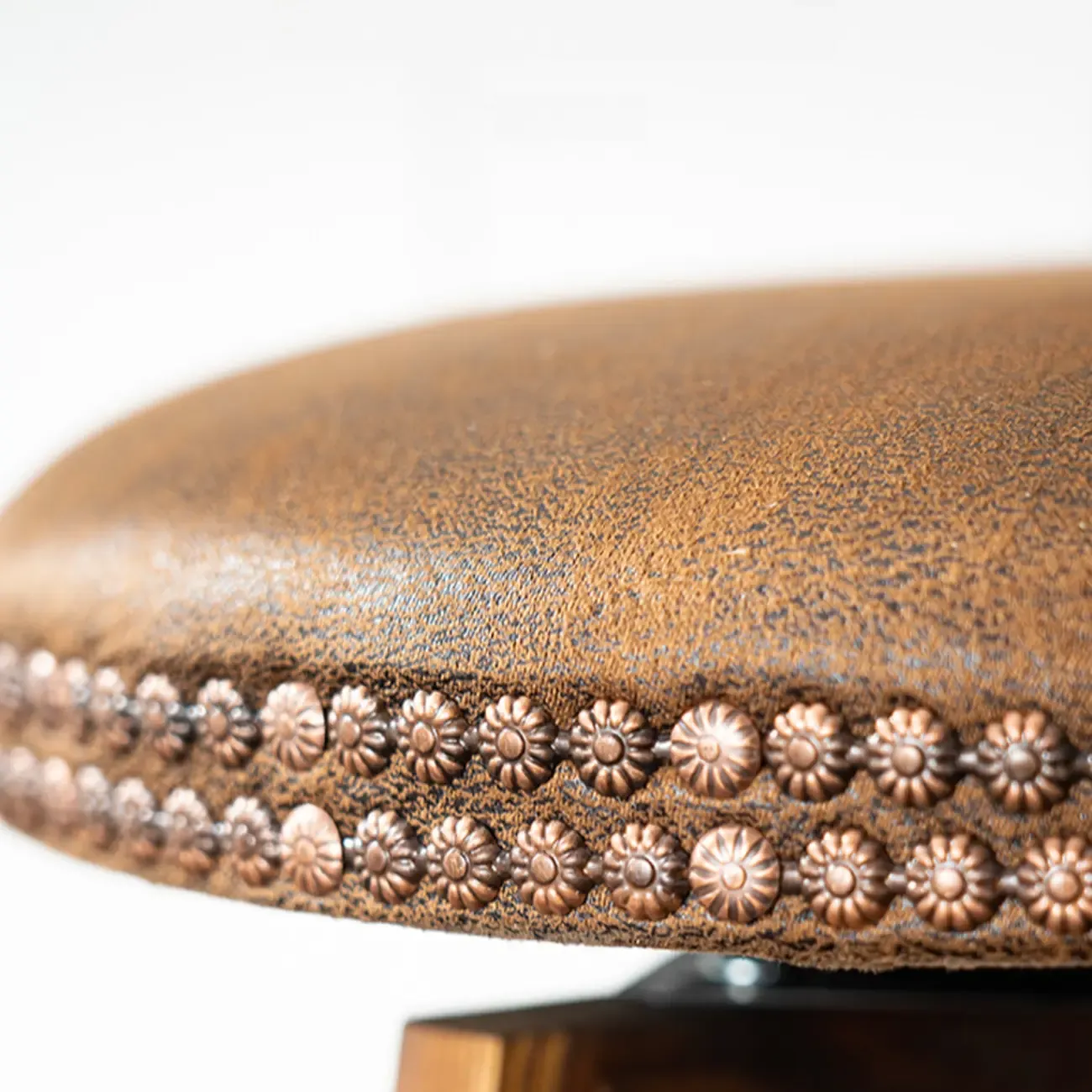 Bar Height Swivel Leather Modern Bar Stools