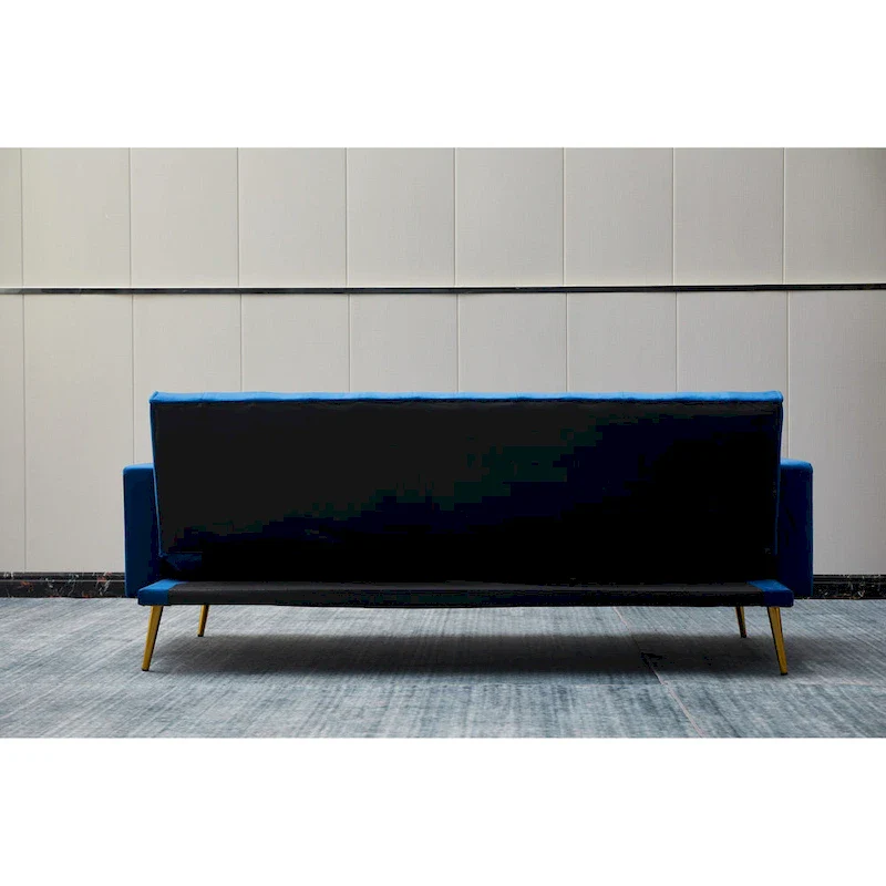 75 Wide Tufted Velvet Convertible Sleeper sofa