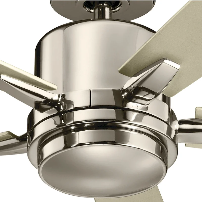 Kichler Lighting Lucian Collection 52-inch Polished Nickel LED Ceiling Fan