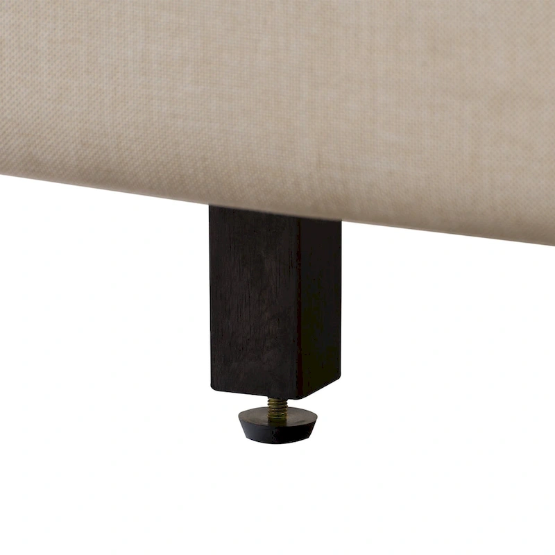 Nova Ridge Upholstered Button-Tufted Bed Frame, Full