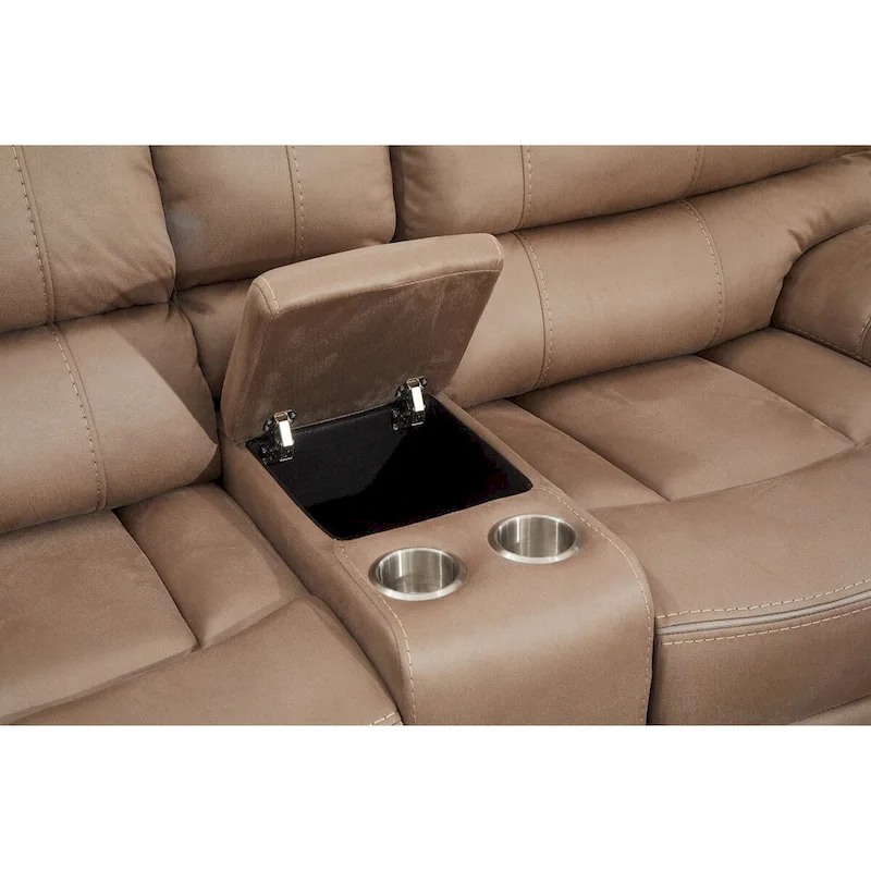 Microfiber Reclining Sofa, Loveseat and Chair