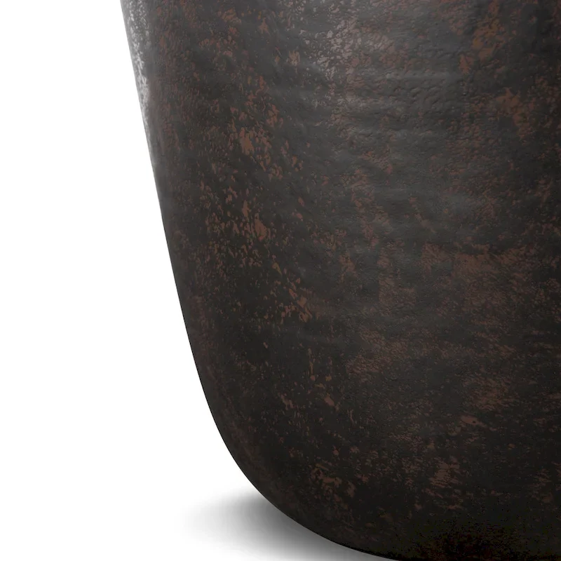 WYNDENHALL Beaton Industrial 20 inch Wide Metal Accent Side Table, Fully Assembled - 20 W x 20 D x 22 H