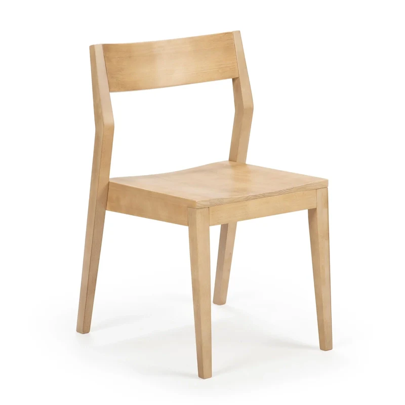 Plank and Beam Modern Solid Wood Dining Chair