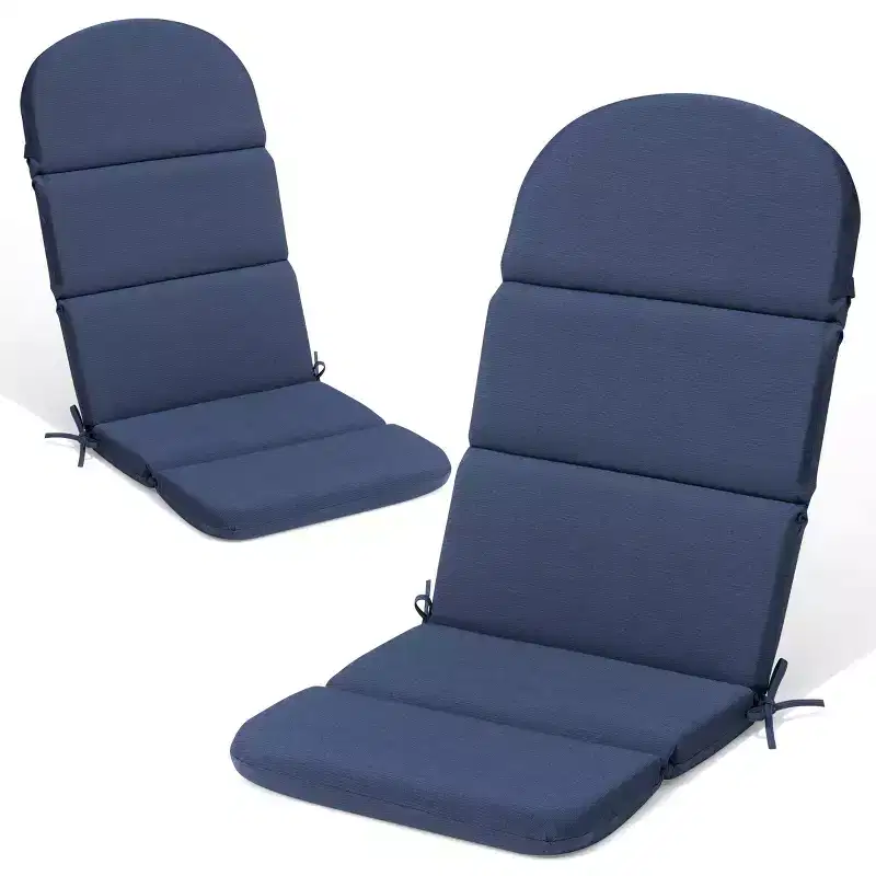 Crestlive Products Adirondack Chair Cushion High Back Patio Water Resistant Fade Resistant
