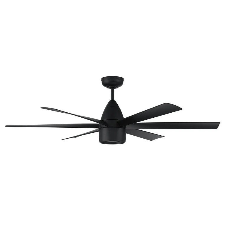 Craftmade Quirk 54  6 Blade LED Ceiling Fan with Remote Control