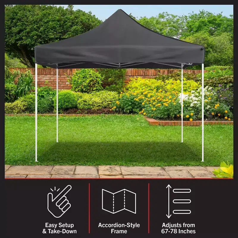 Stalwart 10x10 ft Pop Up Canopy Tent