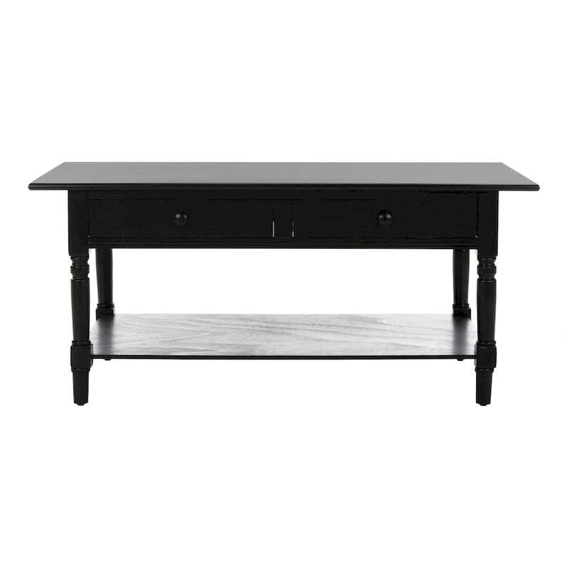 SAFAVIEH Bama Grey 2-Drawer Coffee Table - 41.7 W x 21.7 D x 18.5 H - 42Wx22Dx19H