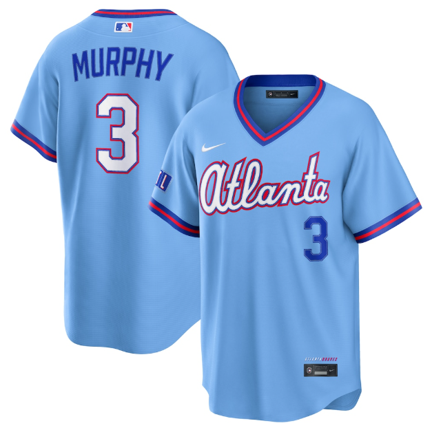 Atlanta Braves Dale Murphy Powder Blue 2026 City Connect Stadium Jersey