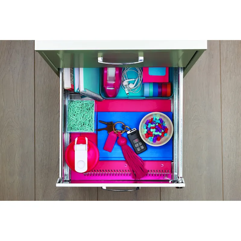 Space Solutions Pearl White 2-drawer Mobile File Cabinet