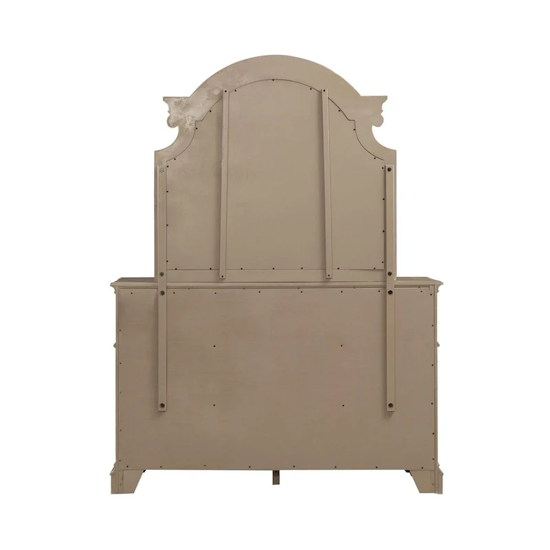 White Tufted Upholstered Queen/King Bed