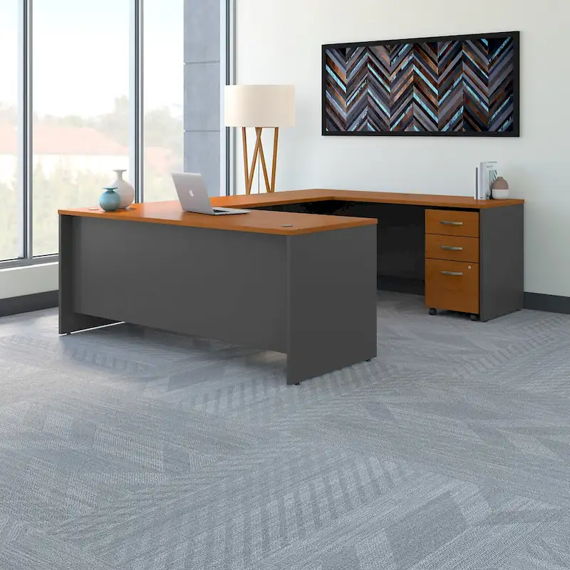 Series C 72W U Shaped Desk with Drawers by Bush Business Furniture