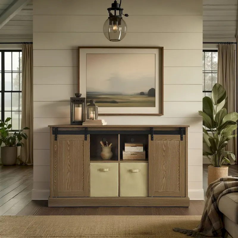 Lincoln Farmhouse 60 Inch TV Stand