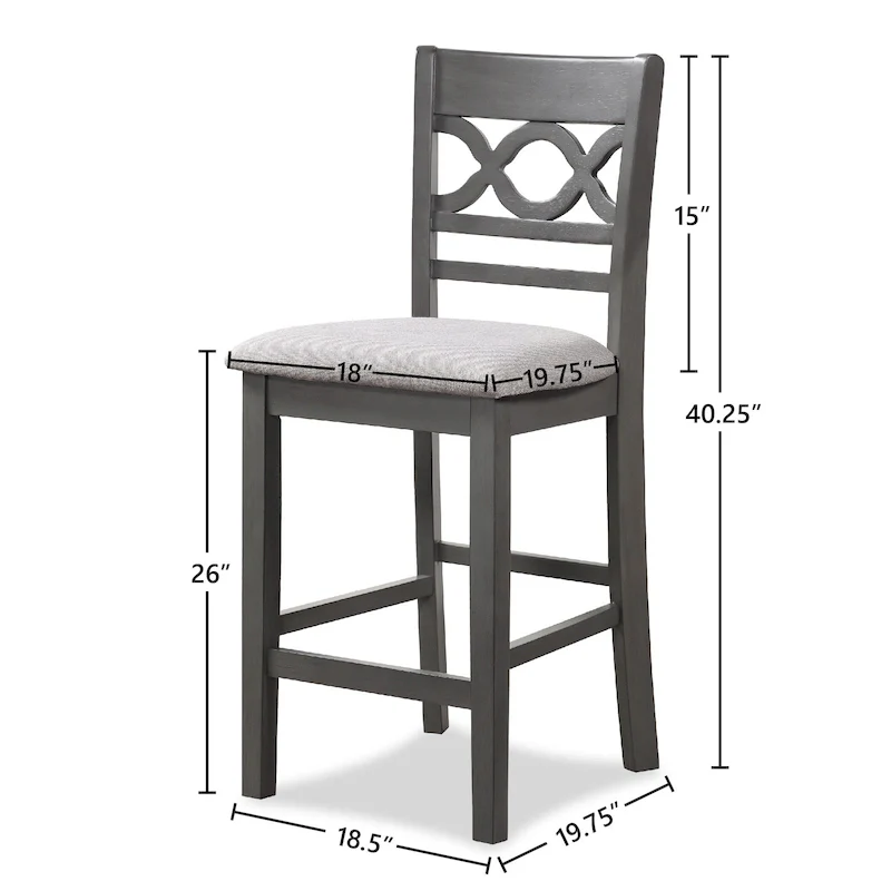 New Classic Furniture Edelman 5-piece Counter Dining Set