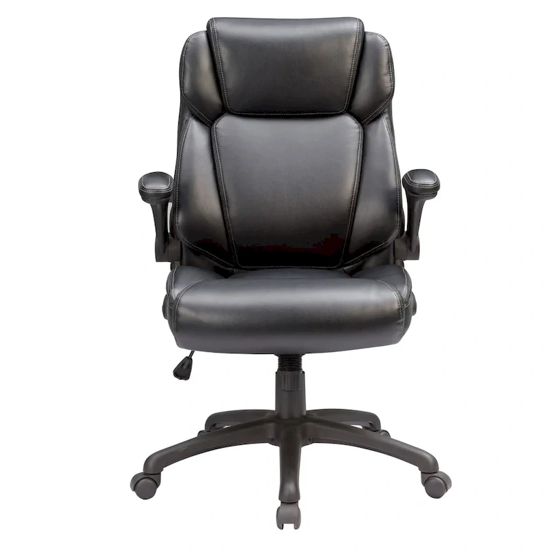 Atlas Ergonomic High-Back Executive Office Chair with Padded Armrests